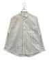 EEL Products（イール プロダクツ）の古着「ストライプコンカラシャツ」｜ホワイト
