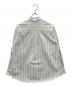 EEL Products (イール プロダクツ) ストライプコンカラシャツ ホワイト サイズ:S：5000円