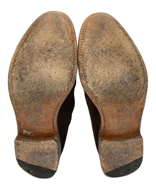 berwick（バーウィック）berwick (バーウィック) スエードタッセルローファー ブラウン サイズ:8の古着・服飾アイテム