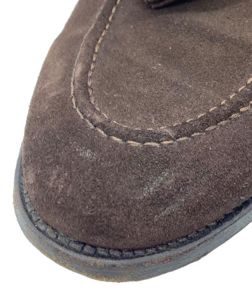 berwick（バーウィック）berwick (バーウィック) スエードタッセルローファー ブラウン サイズ:8の古着・服飾アイテム