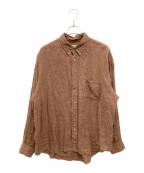 JOURNAL STANDARD TRISECT2ジャーナルスタンダートトライセクトツー）の古着「CANCLINI ファット ボタンダウン シャツ」｜ブラウン