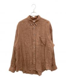 JOURNAL STANDARD TRISECT2（ジャーナルスタンダートトライセクトツー）の古着「CANCLINI ファット ボタンダウン シャツ」｜ブラウン