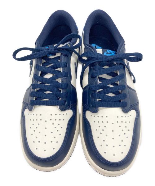 NIKE（ナイキ）NIKE (ナイキ) AIR JORDAN 1 RETRO LOW OG ブルー×ホワイト サイズ:26.5cmの古着・服飾アイテム