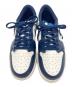 中古・古着 NIKE (ナイキ) AIR JORDAN 1 RETRO LOW OG ブルー×ホワイト サイズ:26.5cm：11000円