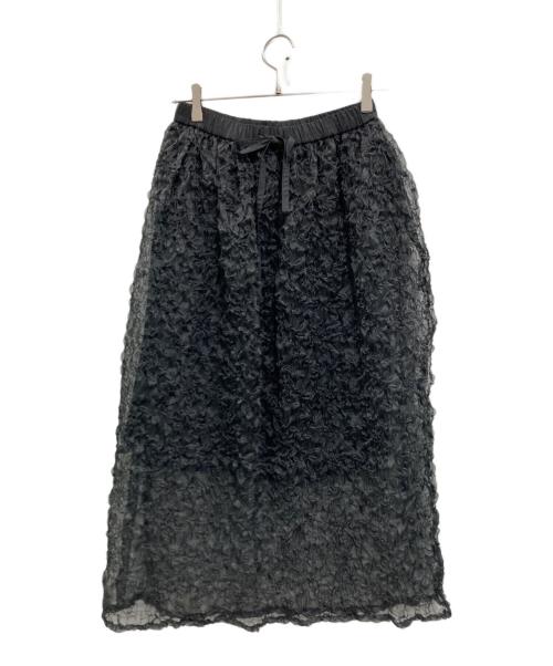 rosy monster（ロージーモンスター）rosy monster (ロージーモンスター) rosy crazy organdy skirt ブラック サイズ:FREEの古着・服飾アイテム