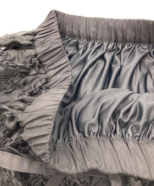 rosy monster（ロージーモンスター）rosy monster (ロージーモンスター) rosy crazy organdy skirt ブラック サイズ:FREEの古着・服飾アイテム