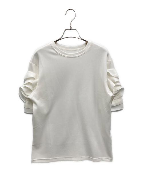 cygne（シーニュ）cygne (シーニュ) フラワートップス Floriane ホワイト サイズ:FREE 未使用品の古着・服飾アイテム