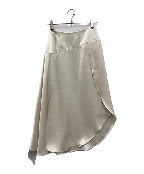 STUNNING LURE（スタニングルアー）STUNNING LURE (スタニングルアー) イレギュラーエッグスカート ベージュの古着・服飾アイテム