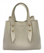 CHARLES & KEITHチャールズアンドキース）の古着「シャナイア ダブルハンドルスラウチーバッグ」｜アイボリー