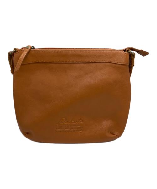 DAKOTA（ダコタ）DAKOTA (ダコタ) レザーショルダーバッグ ブラウンの古着・服飾アイテム