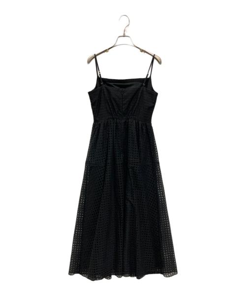 CELFORD（セルフォード）CELFORD (セルフォード) チュールレースキャミワンピース ブラック サイズ:36の古着・服飾アイテム