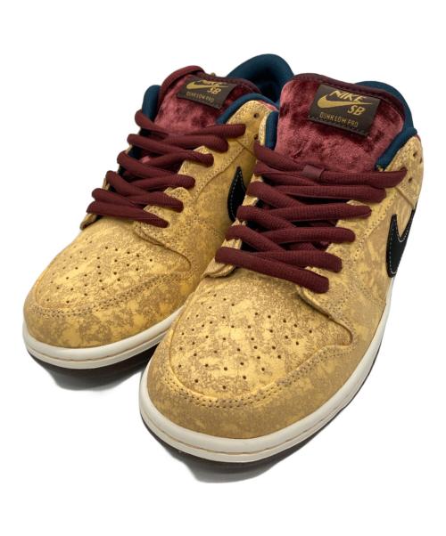 NIKE SB（ナイキエスビー）NIKE SB (ナイキエスビー) DUNK LOW PRO ベージュ×レッド サイズ:28cmの古着・服飾アイテム