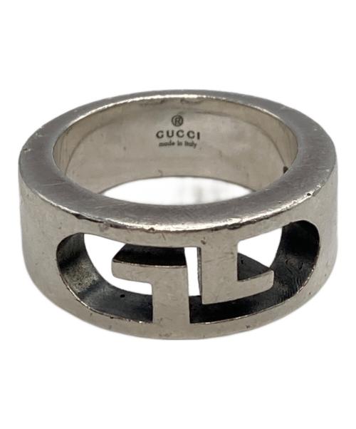 GUCCI（グッチ）GUCCI (グッチ) グッチ GGカットアウト  リング シルバー サイズ:9.5号の古着・服飾アイテム