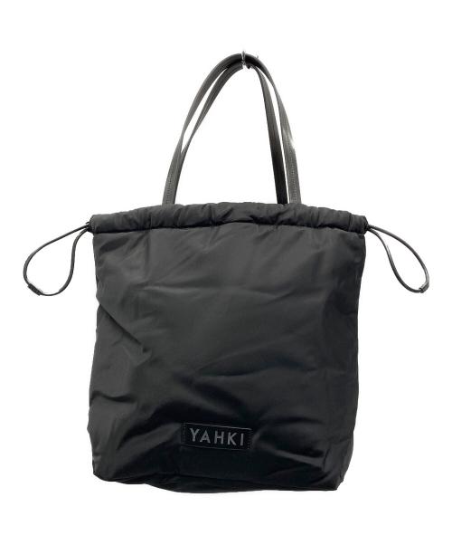 YAHKI（ヤーキ）YAHKI (ヤーキ) ナイロントートバッグ ブラックの古着・服飾アイテム