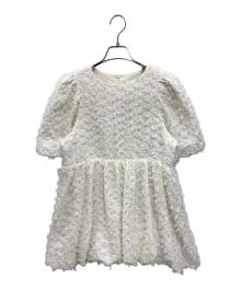 CAROLINA GLASER（カロリナ グレイサー）の古着「バルーンスリーブ ブラウス」｜ホワイト