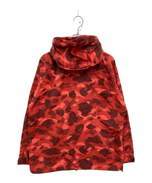 A BATHING APE（ア ベイシング エイプ）A BATHING APE (ア ベイシング エイプ) COLOR CAMO SNOWBOARD JACKET レッド サイズ:XLの古着・服飾アイテム