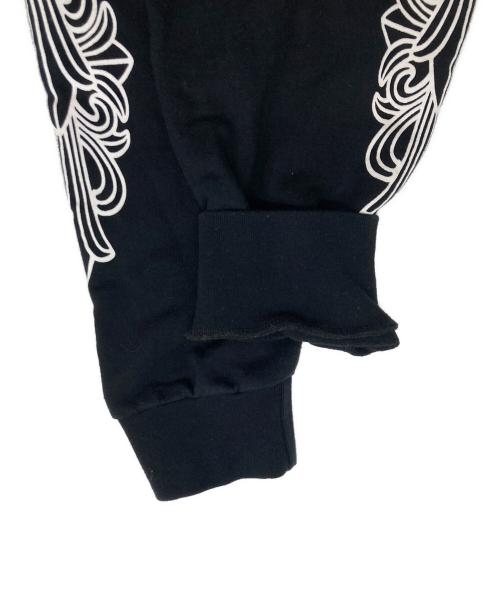 CHROME HEARTS（クロムハーツ）CHROME HEARTS (クロムハーツ) Floral Cross Horseshoe Pullover Hoodie ブラック サイズ:XLの古着・服飾アイテム