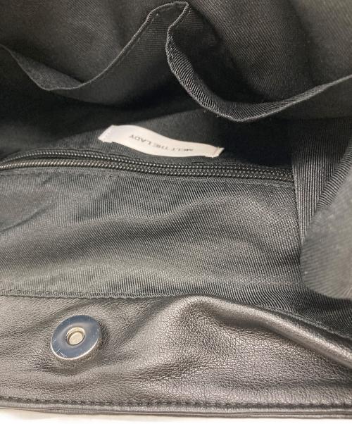 melt the lady（メルトザレディ）melt the lady (メルトザレディ) knot shoulder bag ブラックの古着・服飾アイテム