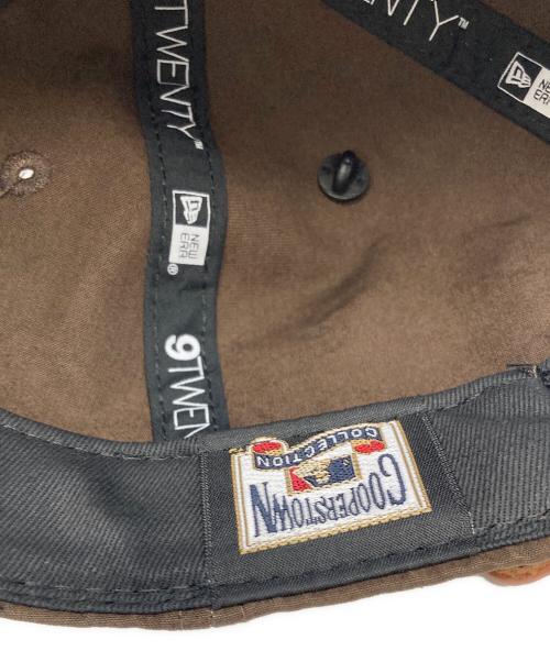 New Era（ニューエラ）New Era (ニューエラ) JOURNAL STANDARD (ジャーナルスタンダード) 別注 BRONX BOMBERS NY 9 TWENTY cap ブラウンの古着・服飾アイテム