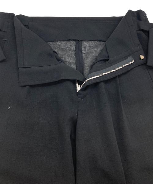 Y's（ワイズ）Y's (ワイズ) ウールシアーパンツ ブラック サイズ:不明の古着・服飾アイテム