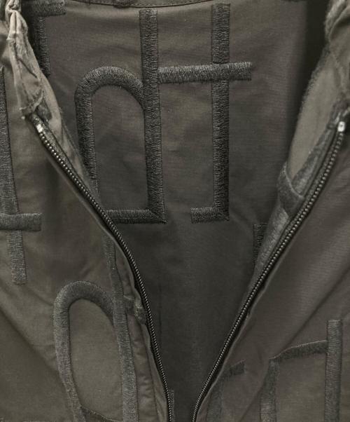 OWNth（オンス）OWNth (オンス) モノグラムボリュームスリーブブルゾン ブラック サイズ:SIZE REGULARの古着・服飾アイテム