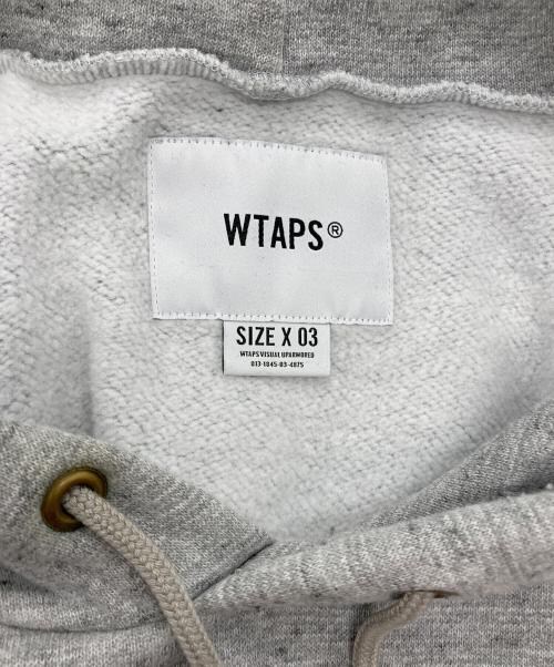WTAPS（ダブルタップス）WTAPS (ダブルタップス) ACADEMY HOODED SWEATSHIRT グレー サイズ:03の古着・服飾アイテム