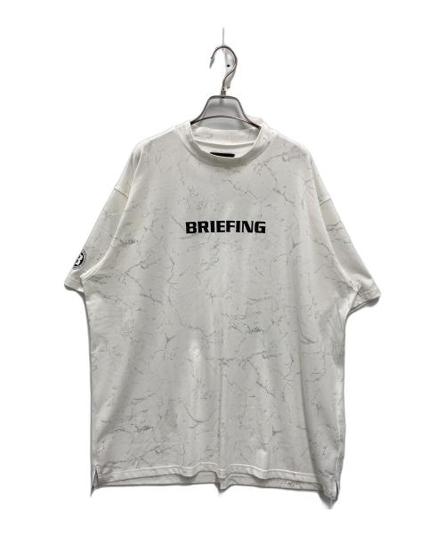 BRIEFING（ブリーフィング）BRIEFING (ブリーフィング) TIE DYE HIGH NECK RELAXED FIT ホワイト サイズ:XLの古着・服飾アイテム