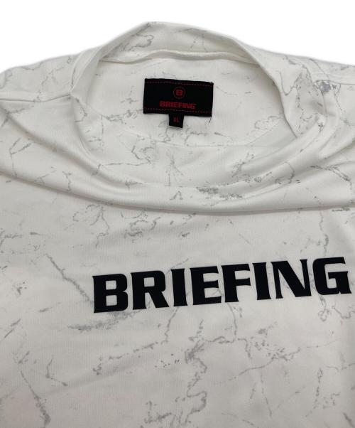 BRIEFING（ブリーフィング）BRIEFING (ブリーフィング) TIE DYE HIGH NECK RELAXED FIT ホワイト サイズ:XLの古着・服飾アイテム