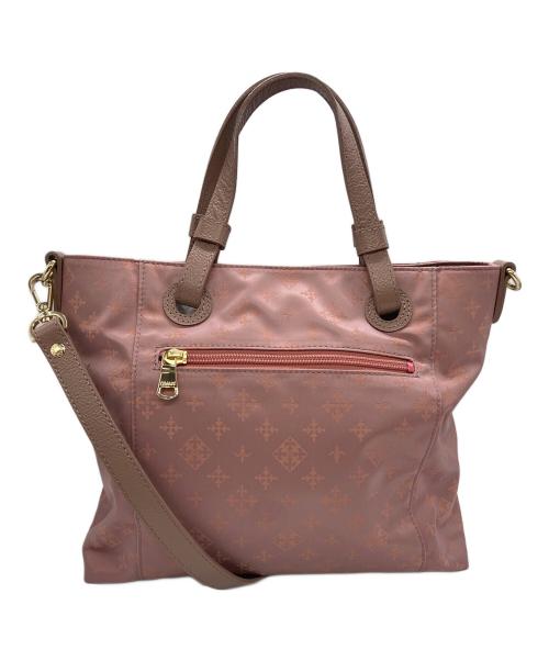 russet（ラシット）russet (ラシット) ナイロンジャガード2WAYトートバッグ ピンクの古着・服飾アイテム