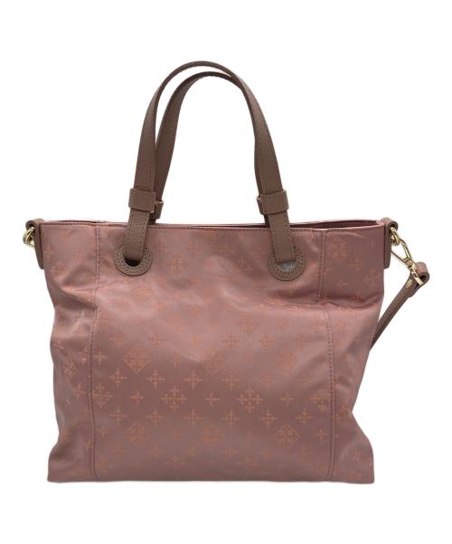 russet（ラシット）russet (ラシット) ナイロンジャガード2WAYトートバッグ ピンクの古着・服飾アイテム