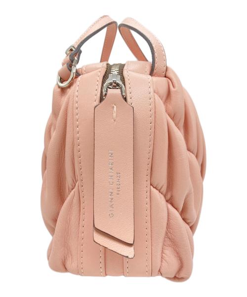 GIANNI CHIARINI（ジャンニ キアリーニ）GIANNI CHIARINI (ジャンニ キアリーニ) ALIFA M キルティング2WAYショルダーバッグ ピンクの古着・服飾アイテム
