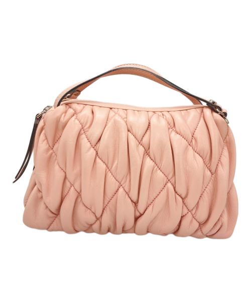 GIANNI CHIARINI（ジャンニ キアリーニ）GIANNI CHIARINI (ジャンニ キアリーニ) ALIFA M キルティング2WAYショルダーバッグ ピンクの古着・服飾アイテム