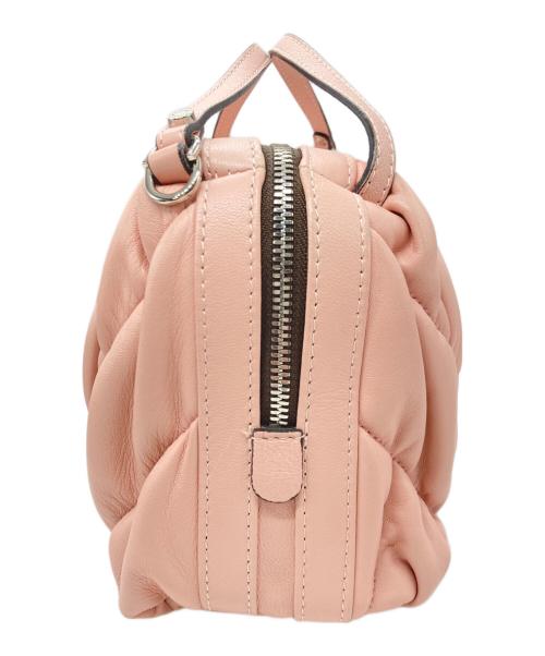 GIANNI CHIARINI（ジャンニ キアリーニ）GIANNI CHIARINI (ジャンニ キアリーニ) ALIFA M キルティング2WAYショルダーバッグ ピンクの古着・服飾アイテム