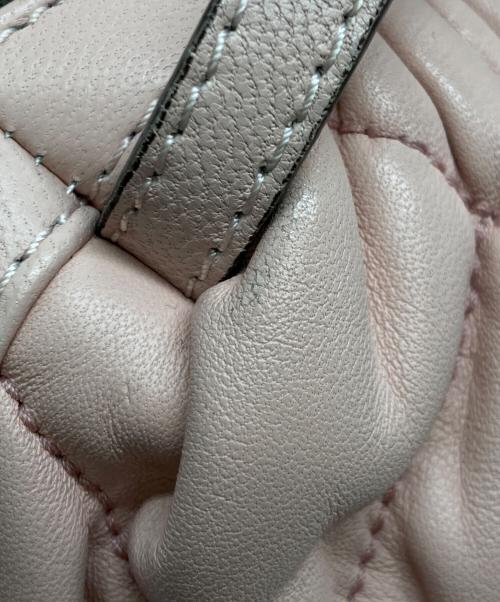 GIANNI CHIARINI（ジャンニ キアリーニ）GIANNI CHIARINI (ジャンニ キアリーニ) ALIFA M キルティング2WAYショルダーバッグ ピンクの古着・服飾アイテム