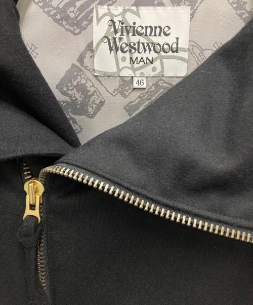 Vivienne Westwood man（ヴィヴィアン ウェストウッド マン）Vivienne Westwood man (ヴィヴィアン ウェストウッド マン) ライダースジャケット ブラック サイズ:46の古着・服飾アイテム