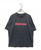 BALENCIAGAバレンシアガ）の古着「Logo Print S/S T-Shirt」｜ブラック