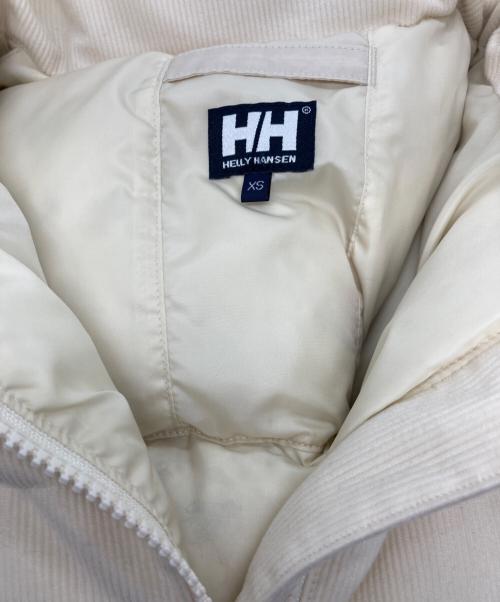 HELLY HANSEN（ヘリーハンセン）HELLY HANSEN (ヘリーハンセン) コーデュロイフィリーダウンジャケット ホワイト サイズ:XS (メンズ規格サイズ)の古着・服飾アイテム