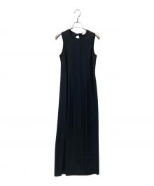 edition（エディション）の古着「ポリエステル バックオープンワンピース」｜ブラック