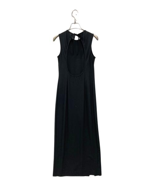 edition（エディション）Edition (エディション) ポリエステル バックオープンワンピース ブラック サイズ:Sの古着・服飾アイテム