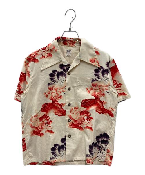 Sun Surf SPECIAL EDITION（サンサーフ・スペシャルエディション）SUN SURF SPECIAL EDITION (サンサーフ・スペシャルエディション) 唐獅子牡丹S/Sシャツ ベージュ サイズ:不明の古着・服飾アイテム