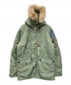 AVIREXアヴィレックス）の古着「N-3Bタイプコート」｜オリーブ