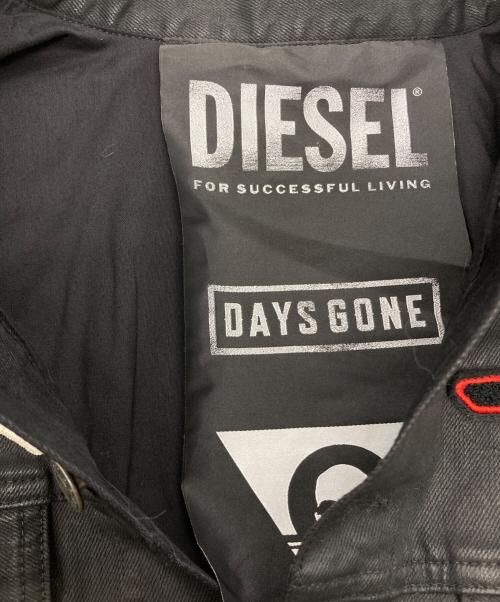 DIESEL（ディーゼル）DIESEL (ディーゼル) PS-D-VINNY スタッズベスト ブラック サイズ:Lの古着・服飾アイテム