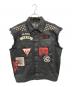 DIESEL（ディーゼル）の古着「PS-D-VINNY スタッズベスト」｜ブラック