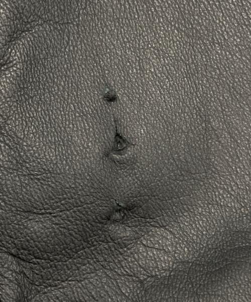 AVIREX（アヴィレックス）AVIREX (アヴィレックス) WR LIGHT LEATHER PONCHO ブラック サイズ:FREEの古着・服飾アイテム