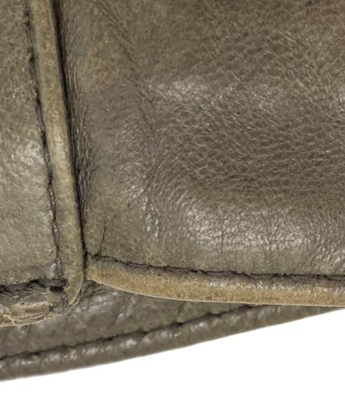 AVIREX（アヴィレックス）AVIREX (アヴィレックス) タクティカルレザージャケット オリーブ サイズ:Lの古着・服飾アイテム