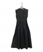 CLANEクラネ）の古着「SQUARE SLEEVE ONEPIECE」｜ブラック