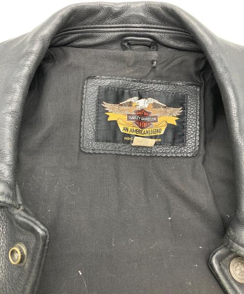HARLEY-DAVIDSON（ハーレーダビッドソン）HARLEY-DAVIDSON (ハーレーダビッドソン) ［古着］レザージャケット ブラック サイズ:Lの古着・服飾アイテム