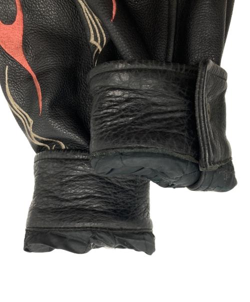 HARLEY-DAVIDSON（ハーレーダビッドソン）HARLEY-DAVIDSON (ハーレーダビッドソン) ［古着］レザージャケット ブラック サイズ:Lの古着・服飾アイテム