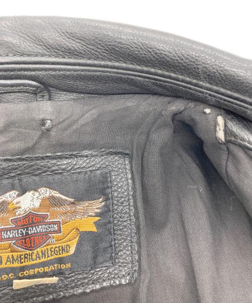 HARLEY-DAVIDSON（ハーレーダビッドソン）HARLEY-DAVIDSON (ハーレーダビッドソン) ［古着］レザージャケット ブラック サイズ:Lの古着・服飾アイテム