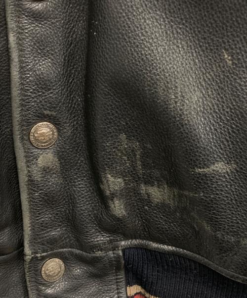 HARLEY-DAVIDSON（ハーレーダビッドソン）HARLEY-DAVIDSON (ハーレーダビッドソン) ［古着］レザージャケット ブラック サイズ:Lの古着・服飾アイテム